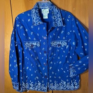 Women’s Quacker Factory Paisley Embroidered Size Medium
